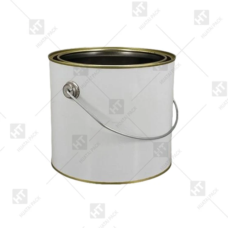 Paint Can With Metal Handle